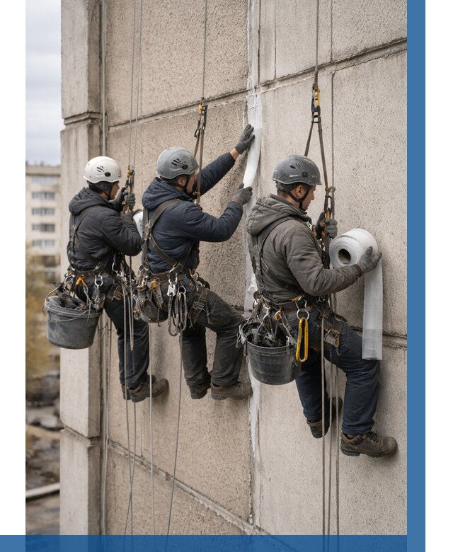 Ремонт межпанельных швов в Бердске от 781 р. | ВЫСОТНИК-Брд