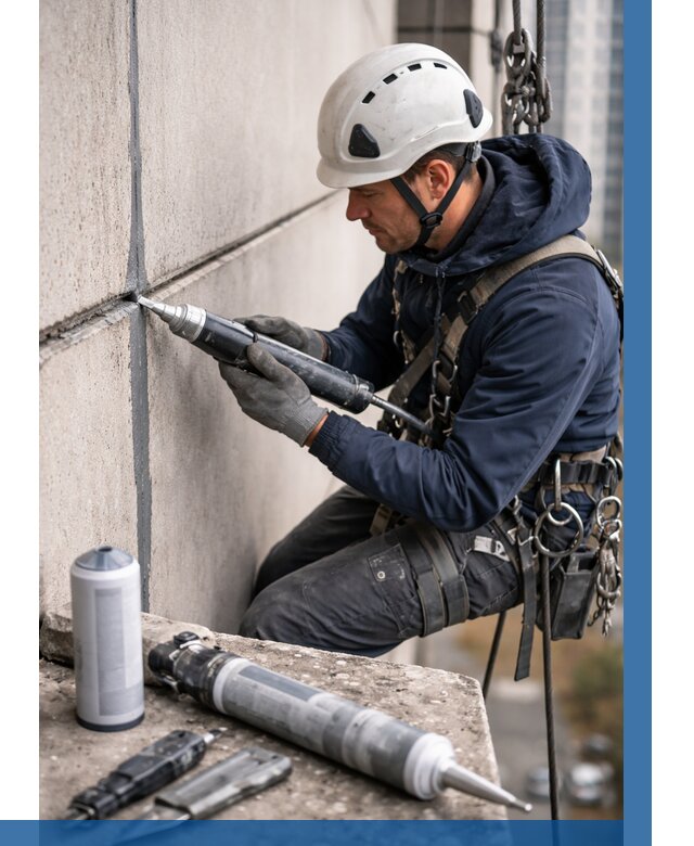 Вторичная герметизация швов в Бердске от 469 р. | ВЫСОТНИК-Брд