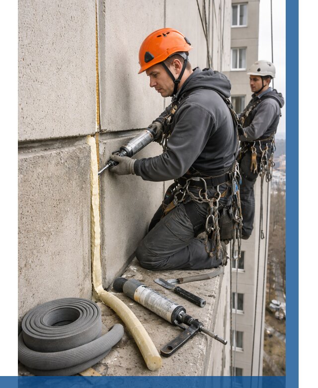 Теплый шов межпанельные швы в Бердске от 729 р. | ВЫСОТНИК-Брд