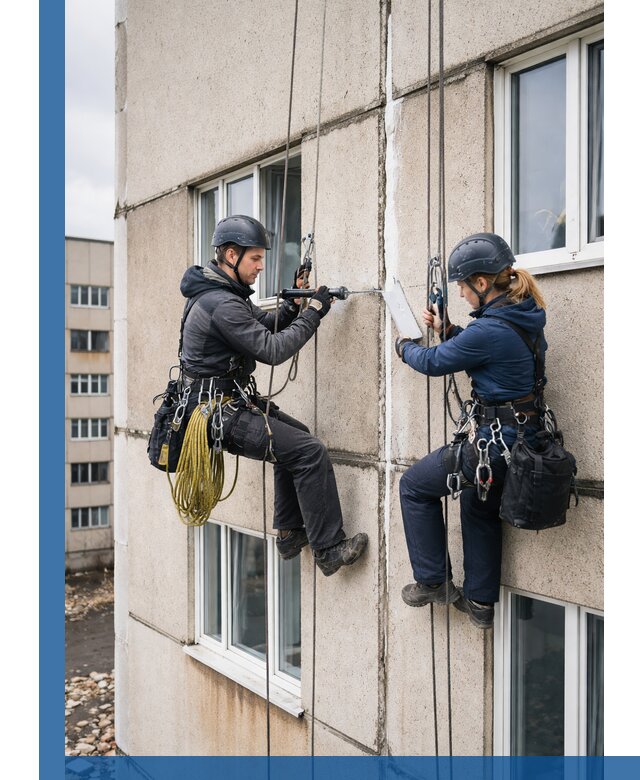 Герметизация межпанельных швов тёплым швом в Бердске