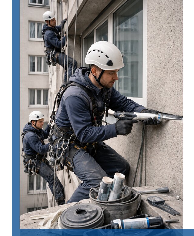 Герметизация швов лоджии в Бердске профессионально и надежно