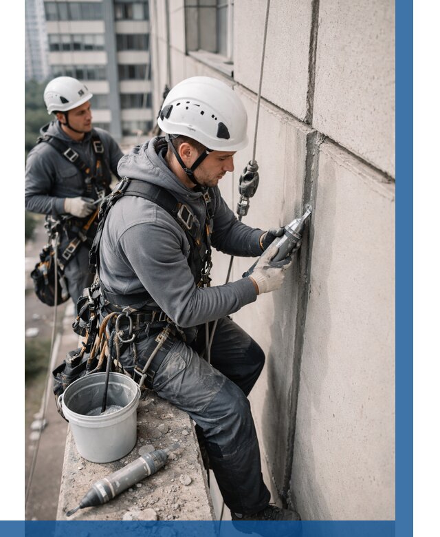 Ремонт деформационных швов здания в Бердске от 1041 р. | ВЫСОТНИК-Брд