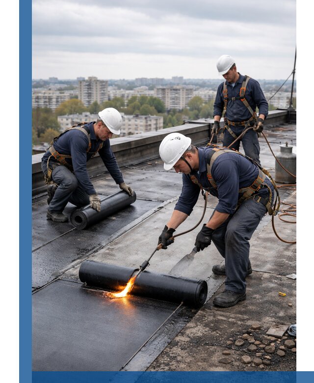 Ремонт наплавляемой кровли в Бердске качественно и надежно