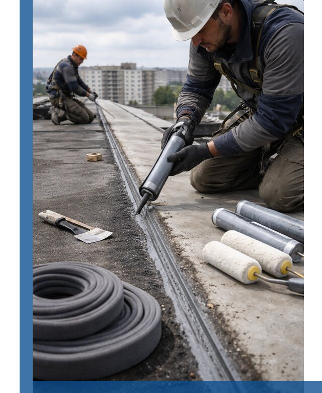 Герметизация швов кровли в Бердске с гарантией герметичности