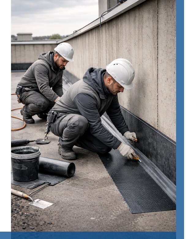 Гидроизоляция примыканий на кровле в Бердске от 937 р. | ВЫСОТНИК-Брд