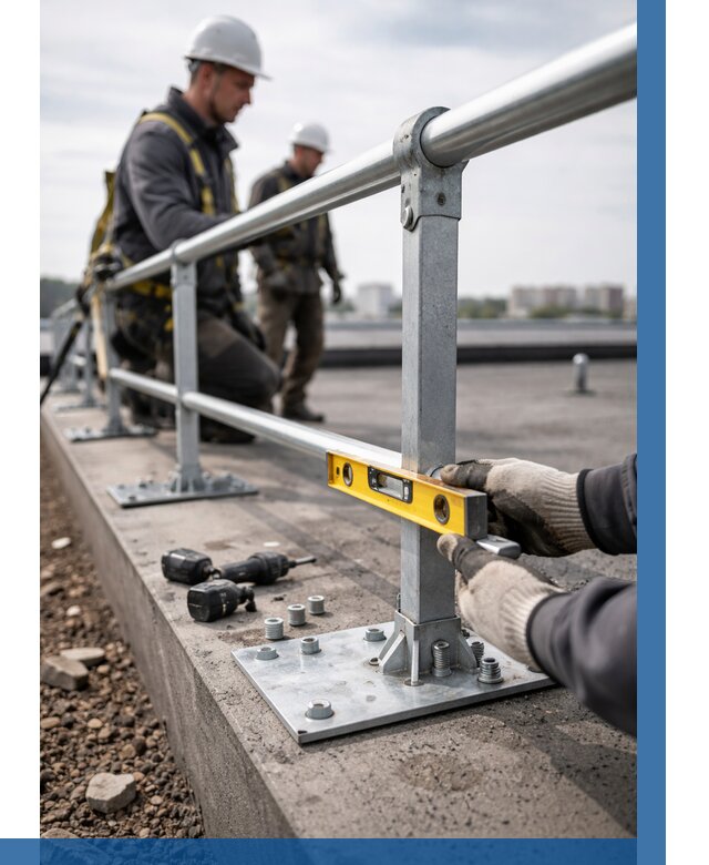 Монтаж кровельного ограждения в Бердске от 1249 р. | ВЫСОТНИК-Брд