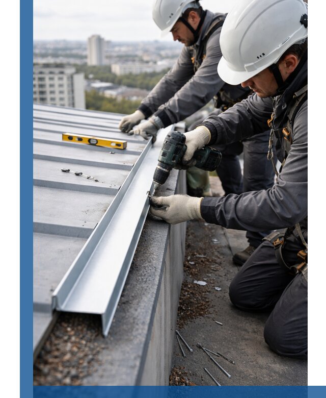 Монтаж капельника на кровле в Бердске с гарантией качества