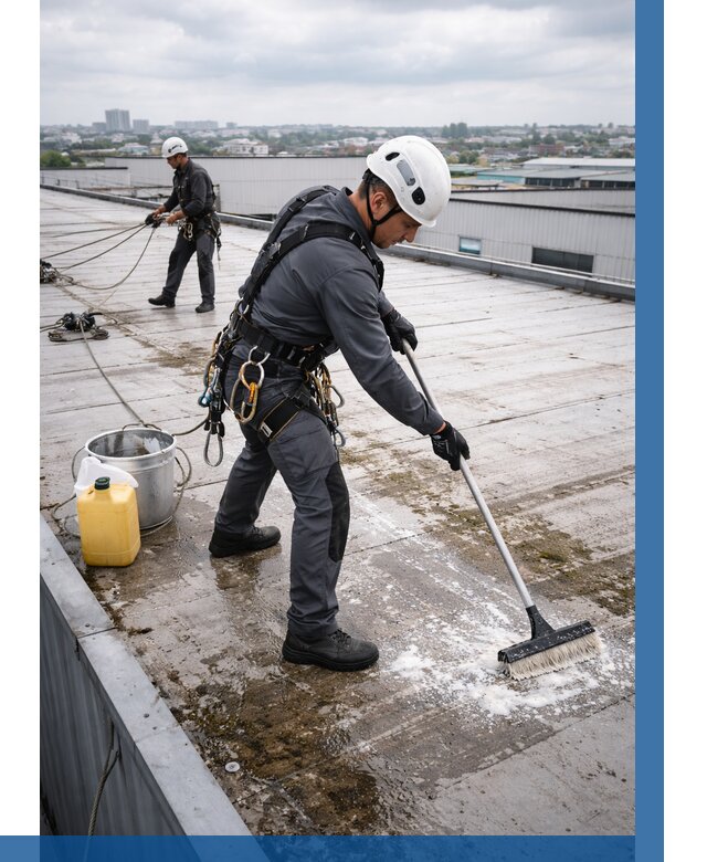 Очистка крыши по графику в Бердске от 7809 р. | ВЫСОТНИК-Брд