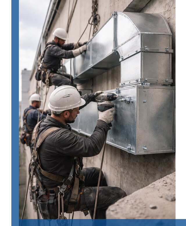 Профессиональный монтаж вентиляционных коробов в Бердске под ключ