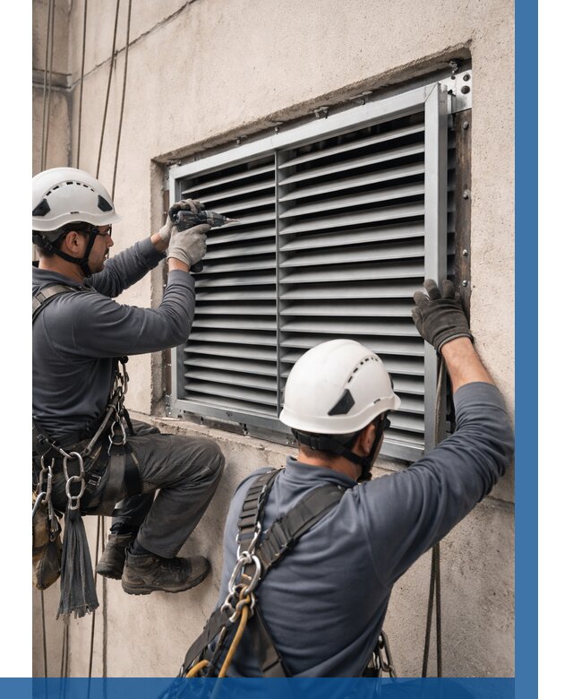 Монтаж вентиляционных решеток в Бердске от 4685 р. | ВЫСОТНИК-Брд