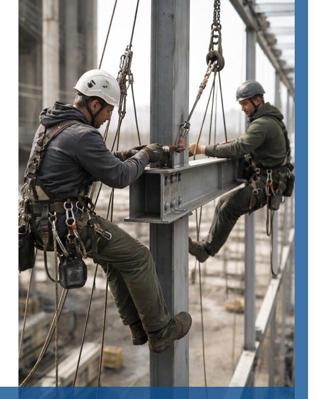 Монтаж металлоконструкций на высоте в Бердске от 3644 р. | ВЫСОТНИК-Брд