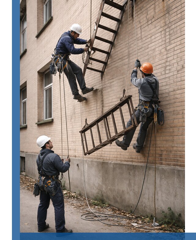 Демонтаж пожарной лестницы в Бердске быстро и безопасно