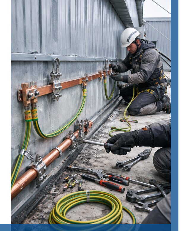 Монтаж заземления здания в Бердске от 26030 р. | ВЫСОТНИК-Брд