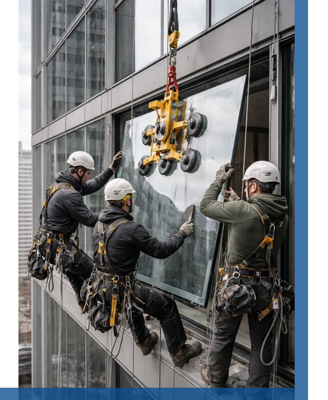 Фасадное остекление зданий под ключ в Бердске от 10412 р. | ВЫСОТНИК-Брд