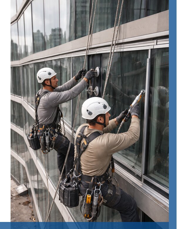 Радиусное остекление фасада в Бердске от 12494 р. | ВЫСОТНИК-Брд