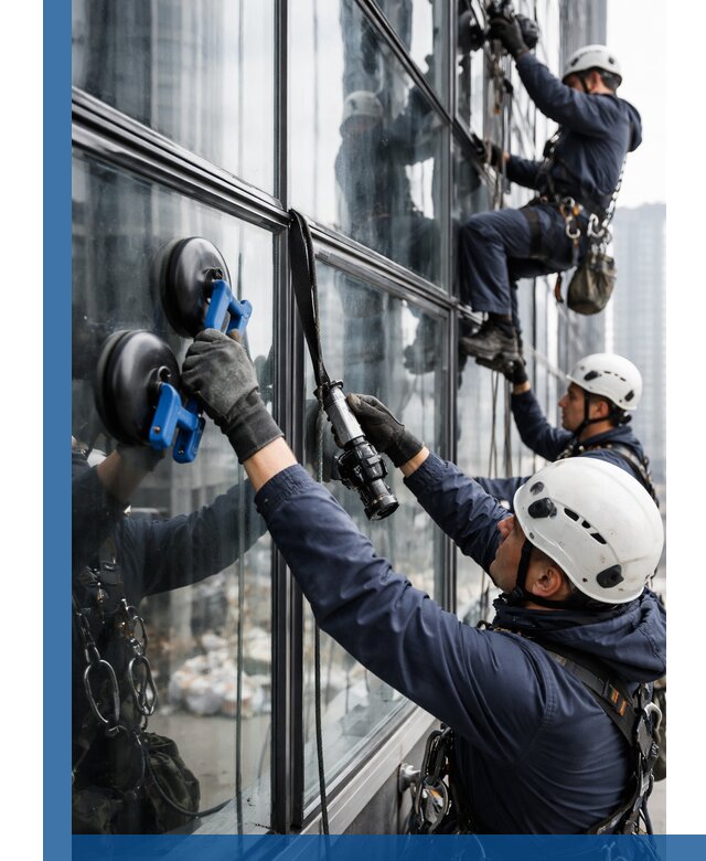 Радиусное остекление фасадов под ключ в Бердске с гарантиями