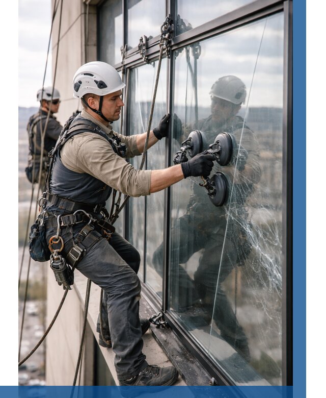 Замена стекла в витраже в Бердске под ключ от 8850 р. | ВЫСОТНИК-Брд