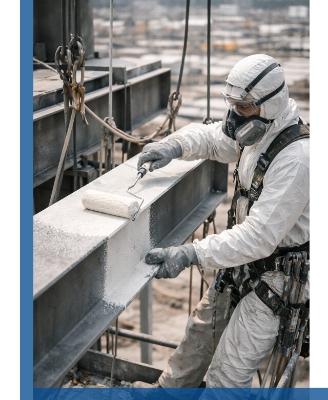 Профессиональная огнезащитная обработка металлоконструкций в Бердске