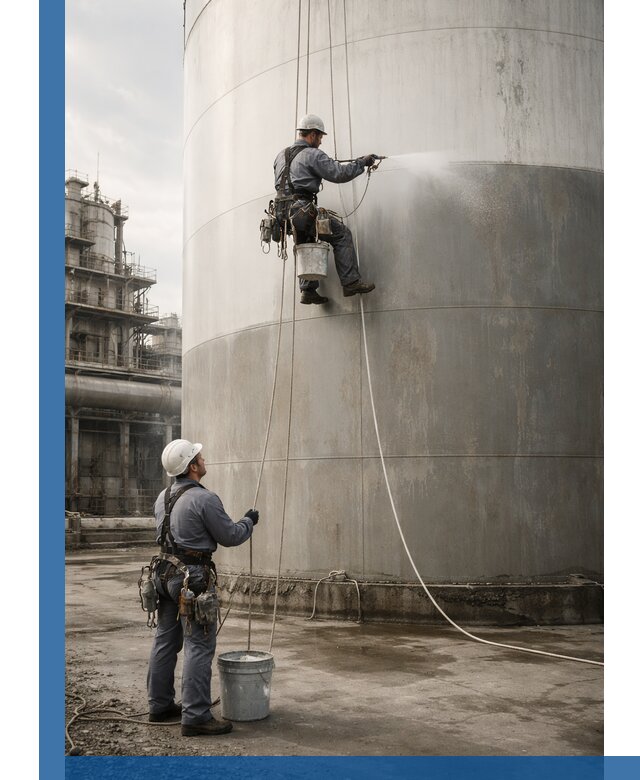 Покраска стальных резервуаров и емкостей в Бердске профессионально