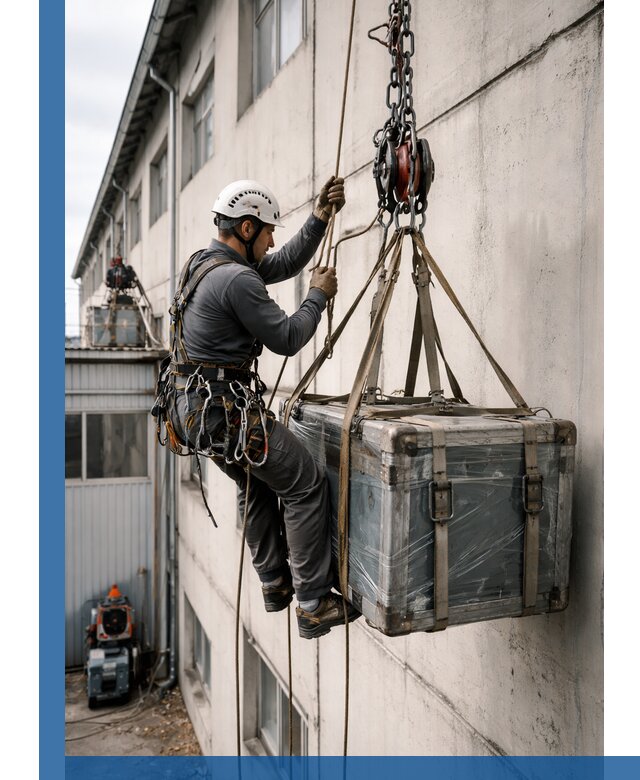 Подъем грузов на высоту в Бердске для промышленных объектов