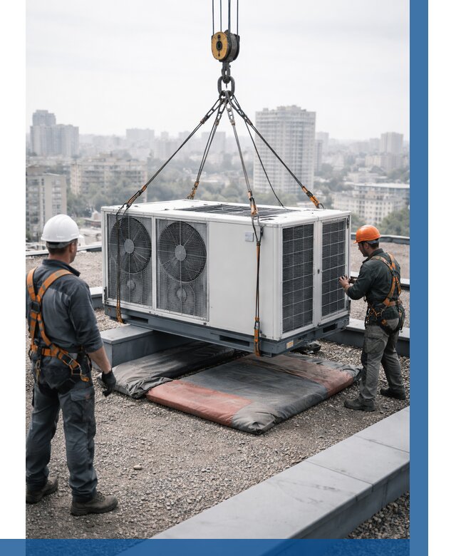 Подъем груза на крышу в Бердске от 5206 р. | ВЫСОТНИК-Брд заказать