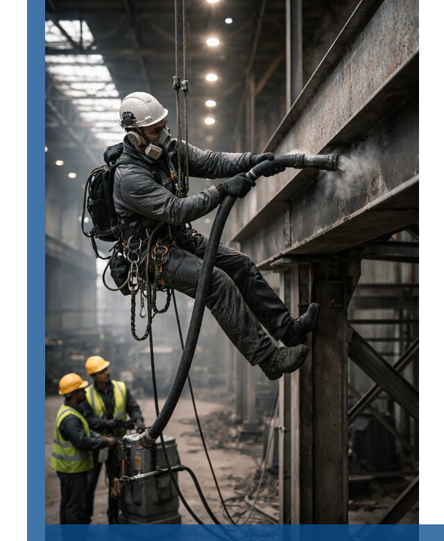 Обеспыливание конструкций в цехах промышленного производства в Бердске