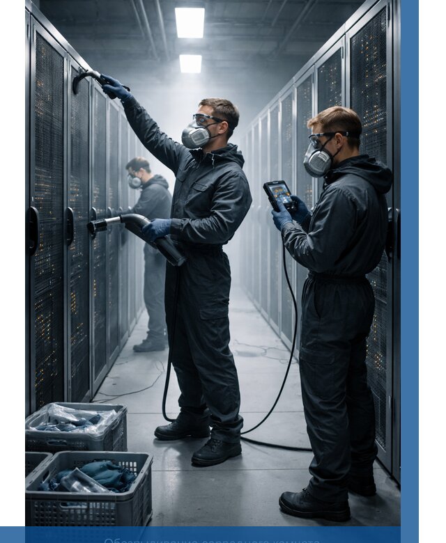 Обеспыливание серверной комнаты в Бердске от 4685 р. | ВЫСОТНИК-Брд