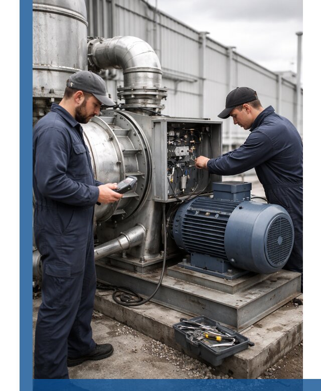 Техническое обслуживание промышленного оборудования в Бердске