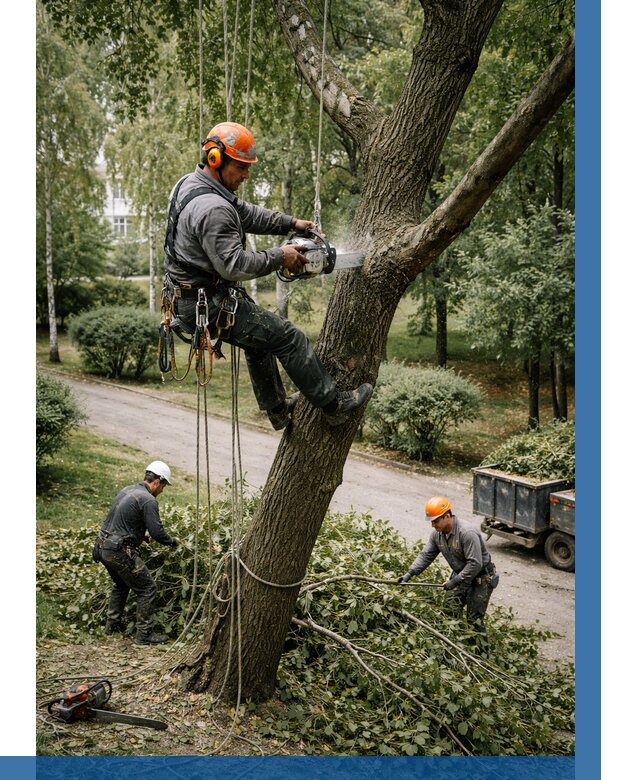 Кронирование деревьев в Бердске от 6768 р. | ВЫСОТНИК-Брд