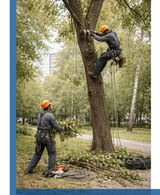 Санитарная обрезка деревьев в Бердске, профессионально и безопасно