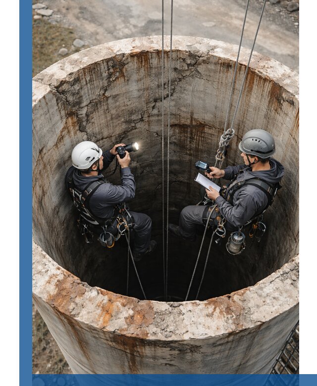 Обследование дымовой трубы: диагностика и оценка состояния в Бердске